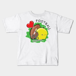 I Love American Football Kids T-Shirt